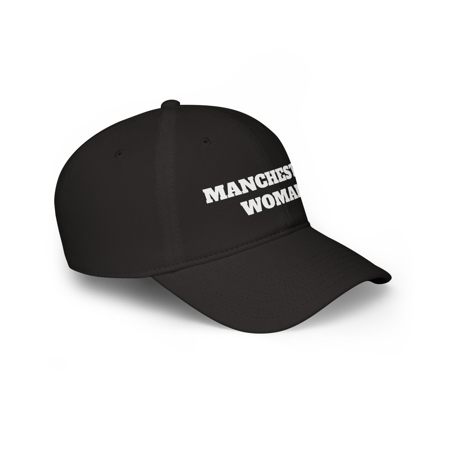 Manchester Woman Low Profile Cap, Casual Hat for Women, Summer Accessory, Gift for Sports Lovers, Trendy Everyday Wear