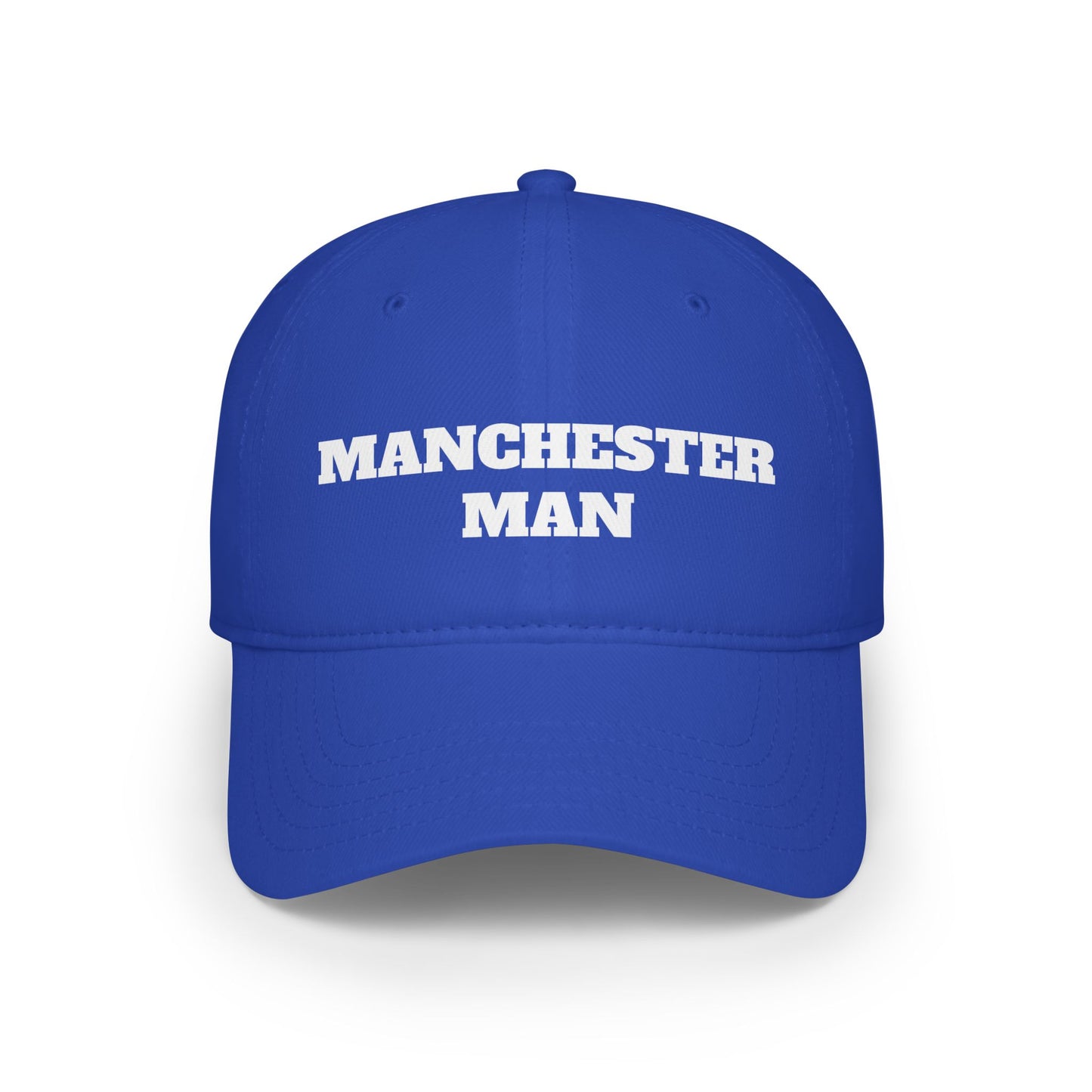 Manchester Man Low Profile Baseball Cap | Adjustable Hat for Sports, Casual Wear, Gifts, Outdoor Activities, Trendy Accessories