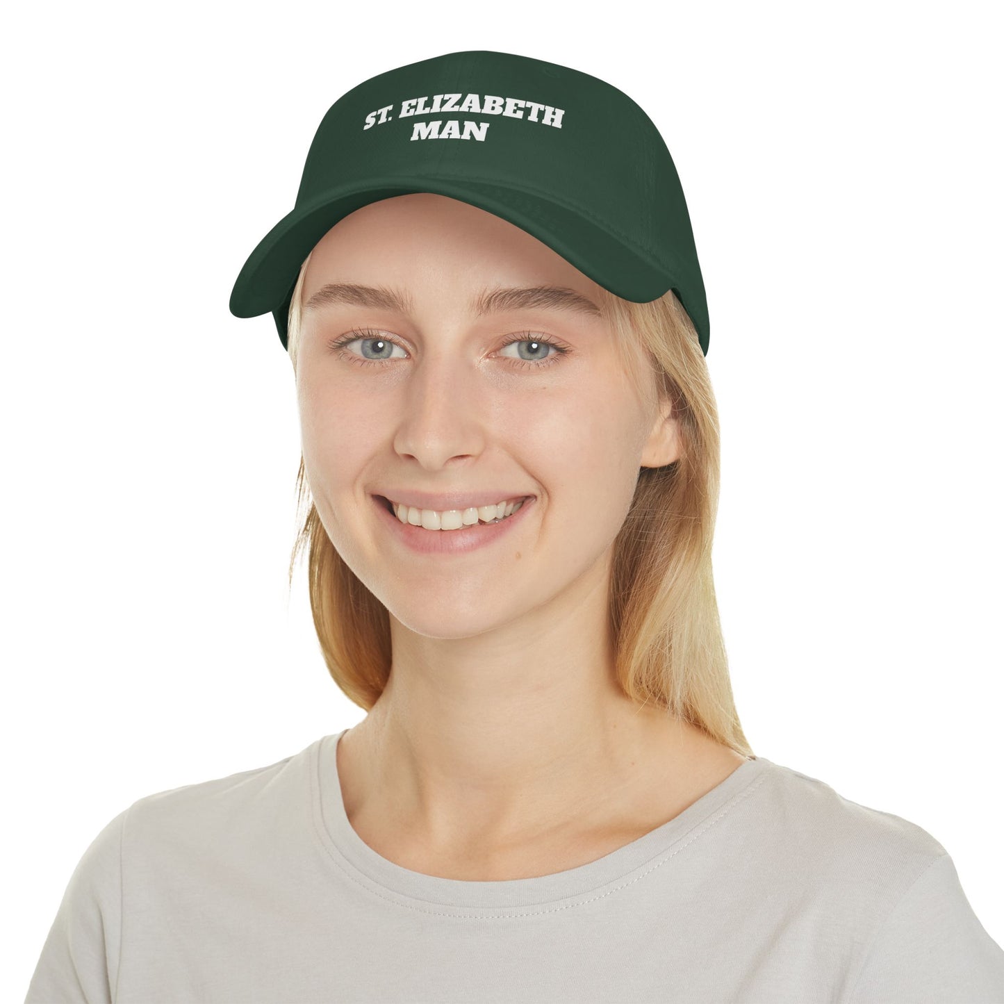 St. Elizabeth Man Low Profile Baseball Cap, Casual Cap, Everyday Hat, Baseball Gift, Sportswear Accessory