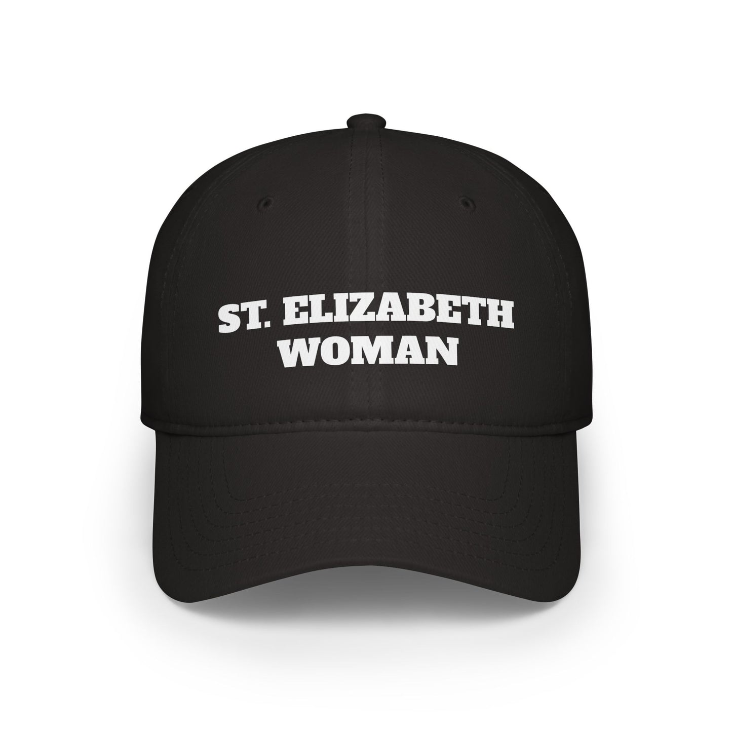St. Elizabeth Woman Low Profile Baseball Cap, Red Cap, Gift for Women, Religious Hat, Church Accessories, Everyday Wear