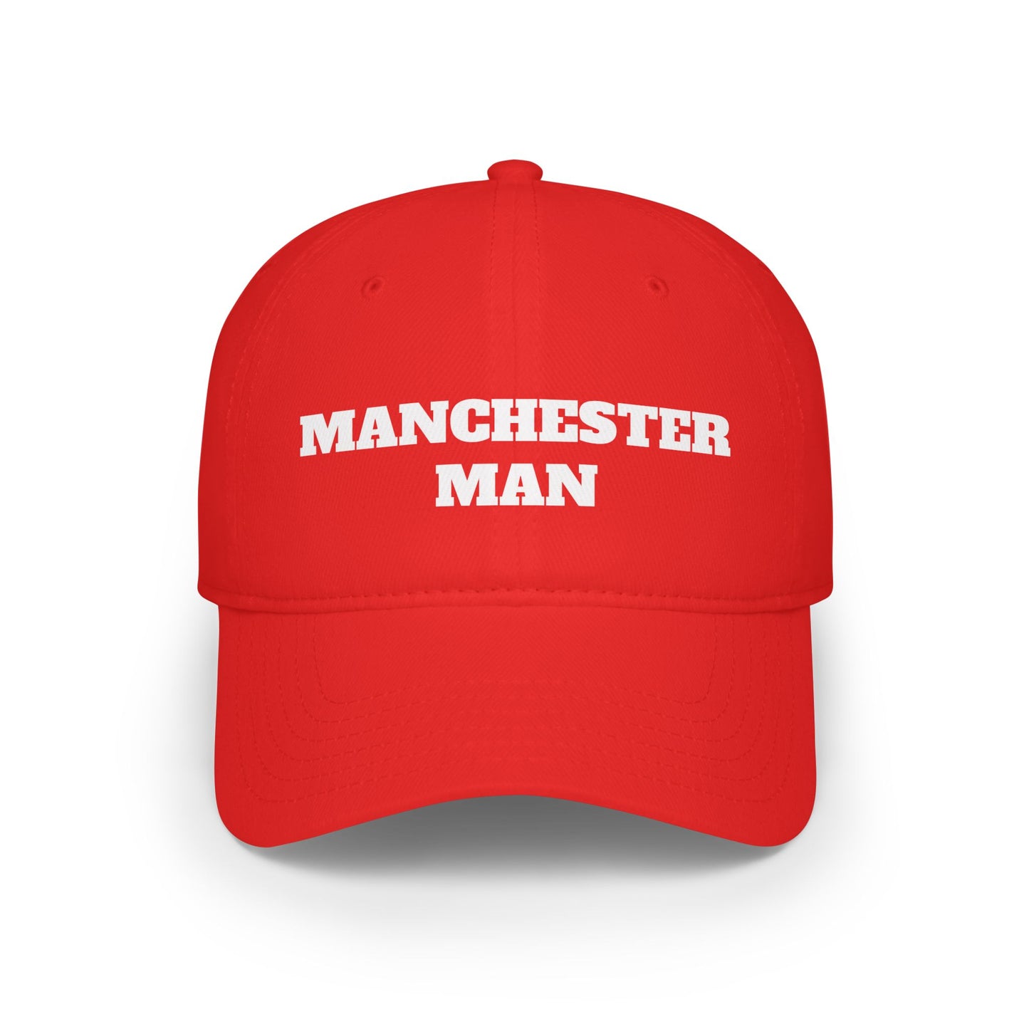 Manchester Man Low Profile Baseball Cap | Adjustable Hat for Sports, Casual Wear, Gifts, Outdoor Activities, Trendy Accessories