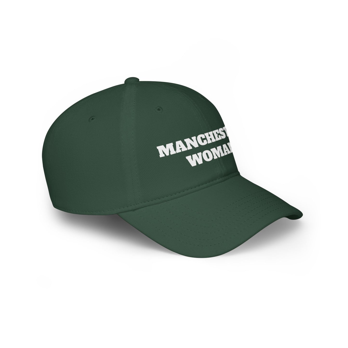 Manchester Woman Low Profile Cap, Casual Hat for Women, Summer Accessory, Gift for Sports Lovers, Trendy Everyday Wear