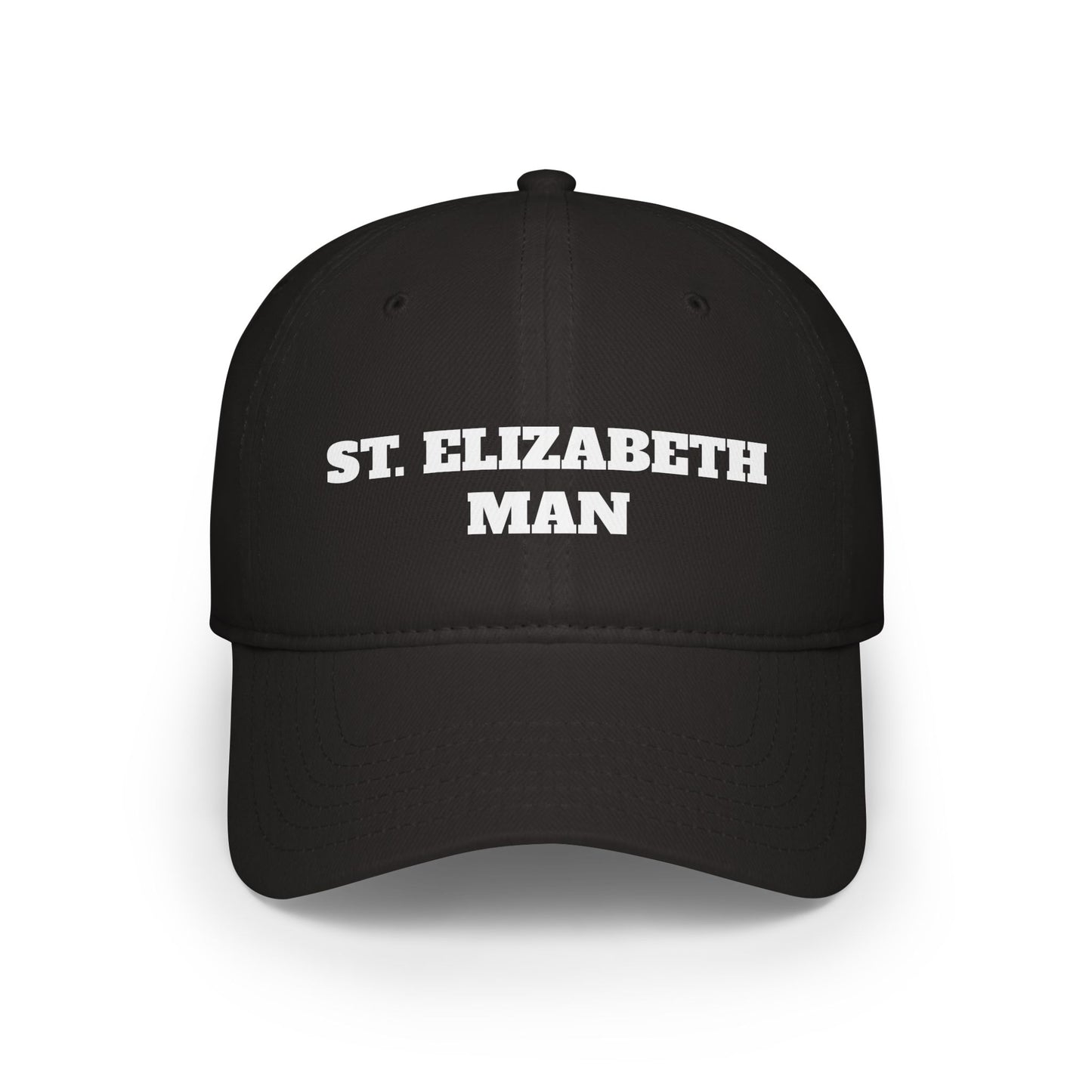 St. Elizabeth Man Low Profile Baseball Cap, Casual Cap, Everyday Hat, Baseball Gift, Sportswear Accessory