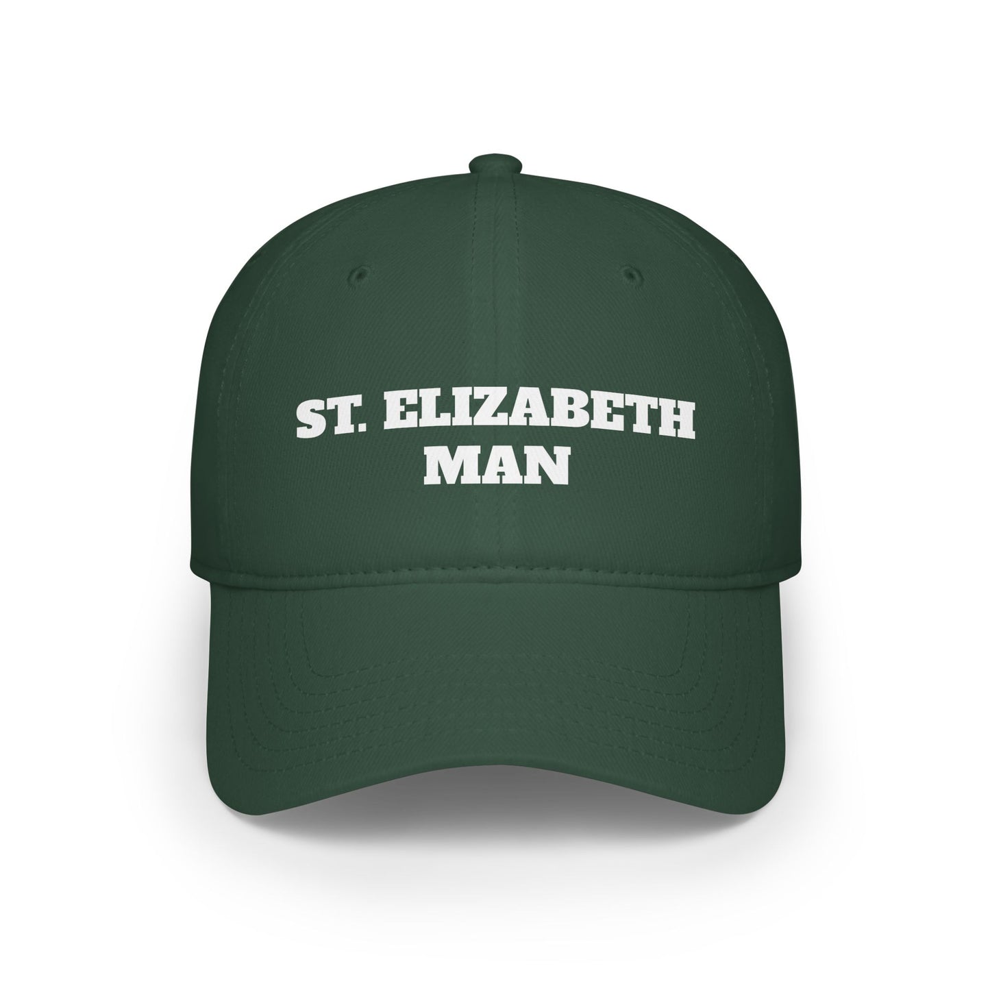 St. Elizabeth Man Low Profile Baseball Cap, Casual Cap, Everyday Hat, Baseball Gift, Sportswear Accessory