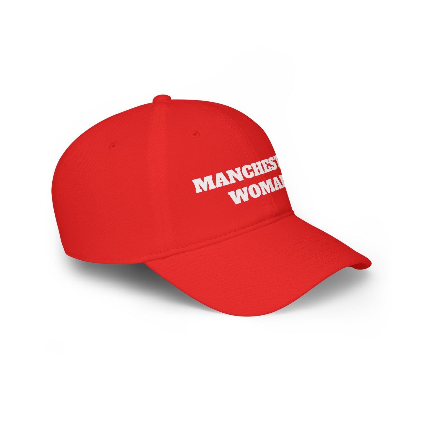 Manchester Woman Low Profile Cap, Casual Hat for Women, Summer Accessory, Gift for Sports Lovers, Trendy Everyday Wear