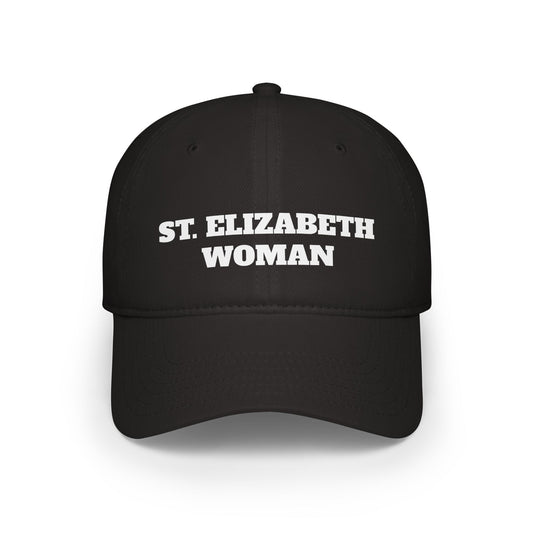 St. Elizabeth Woman Low Profile Baseball Cap, Red Cap, Gift for Women, Religious Hat, Church Accessories, Everyday Wear