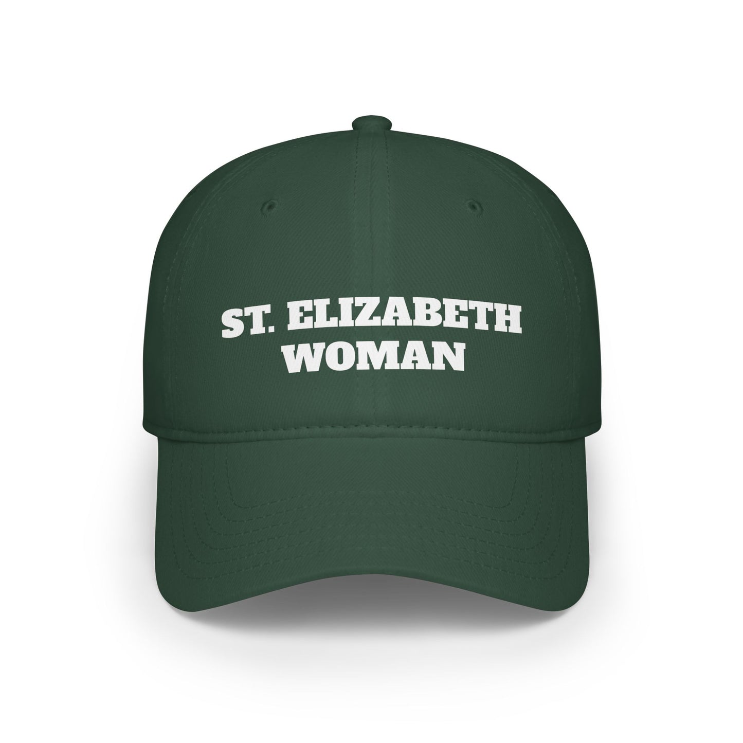 St. Elizabeth Woman Low Profile Baseball Cap, Red Cap, Gift for Women, Religious Hat, Church Accessories, Everyday Wear