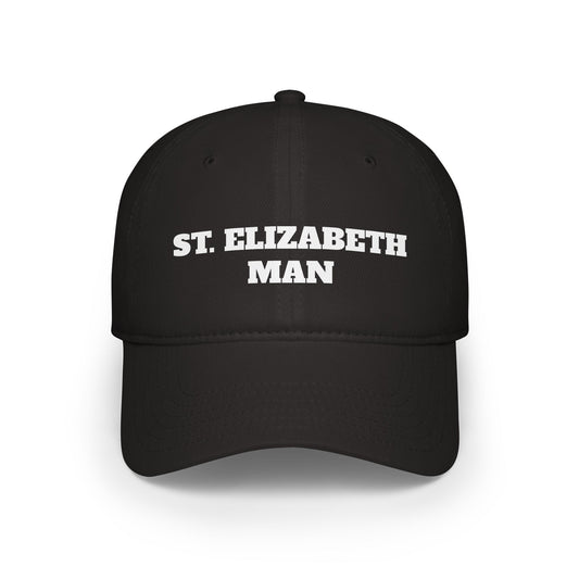 St. Elizabeth Man Low Profile Baseball Cap, Casual Cap, Everyday Hat, Baseball Gift, Sportswear Accessory