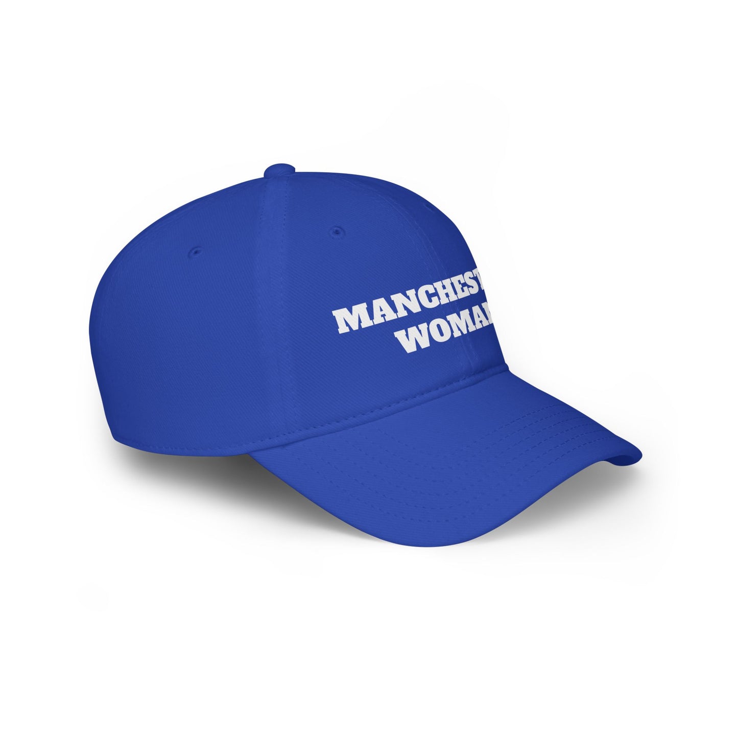 Manchester Woman Low Profile Cap, Casual Hat for Women, Summer Accessory, Gift for Sports Lovers, Trendy Everyday Wear